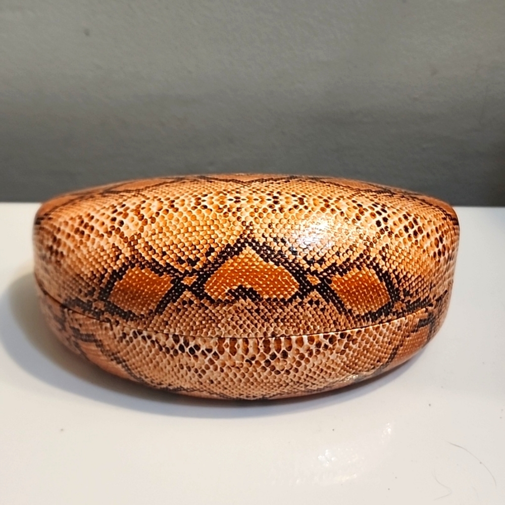 5 For $20 Sale! NWOT Orange Snake Print Sunglasses Case